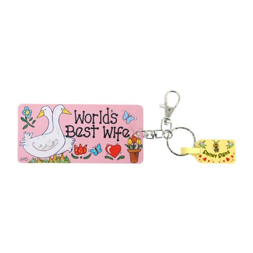 World's Best Wife Keyring